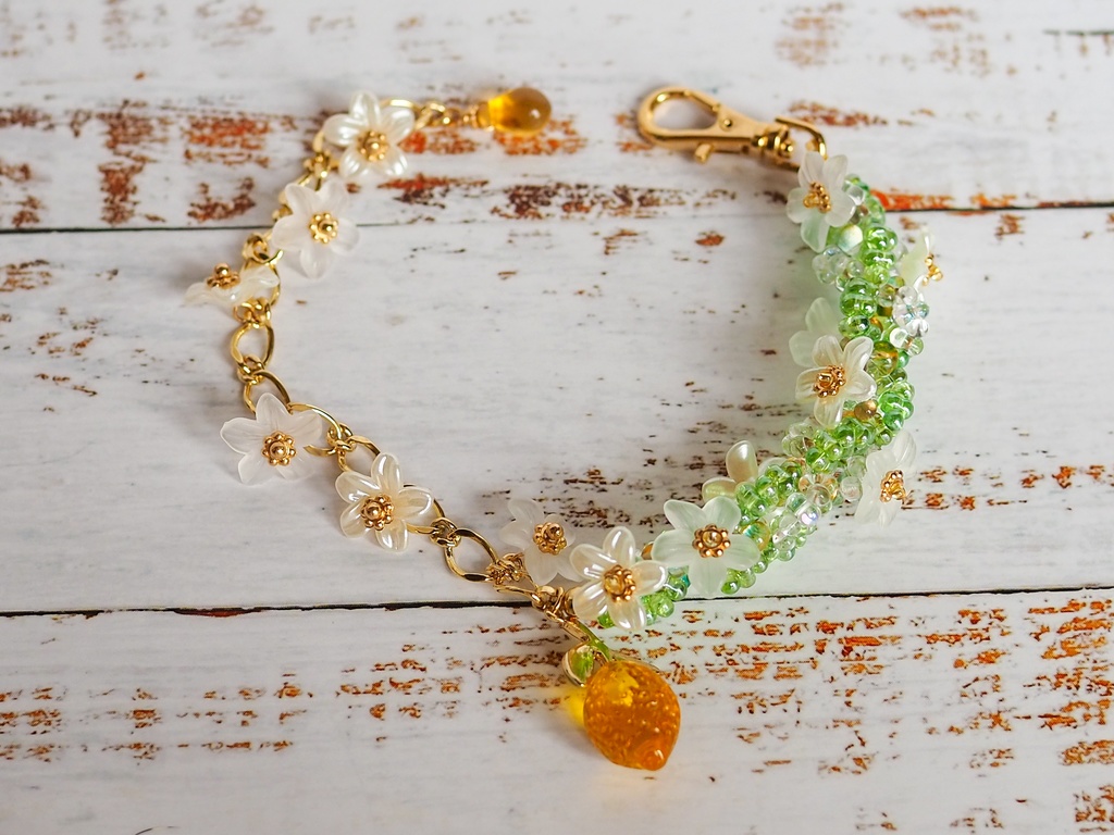 花咲くチャーム【桃、レモン】