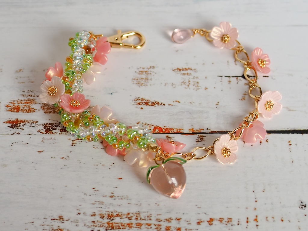 花咲くチャーム【桃、レモン】