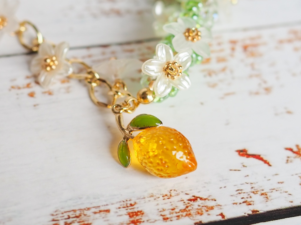 花咲くチャーム【桃、レモン】