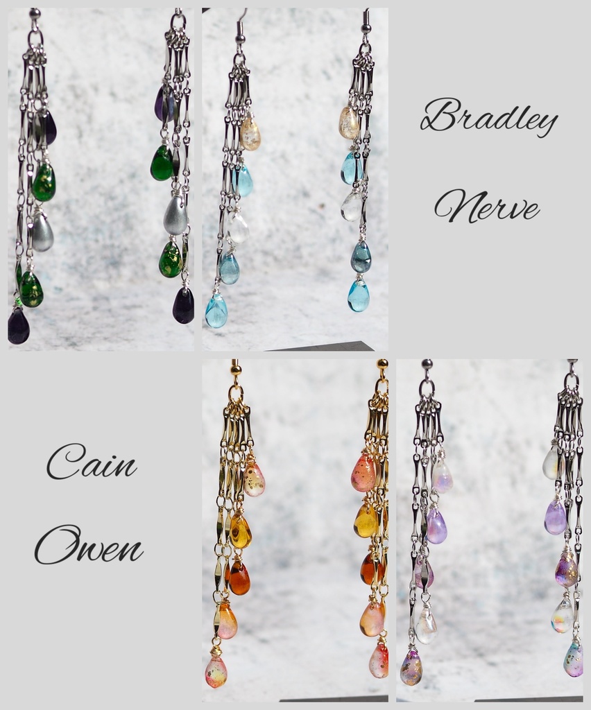 【Bradley】ドロップビーズピアス/イヤリング