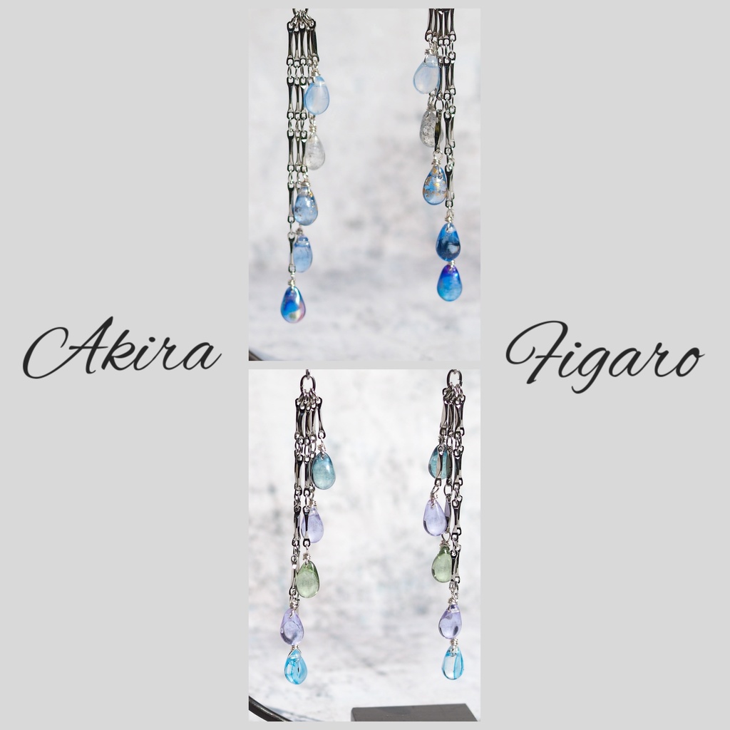 【Mithra】ドロップビーズ/イヤリング