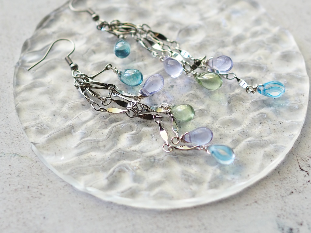 【Figaro】ドロップビーズピアス/イヤリング