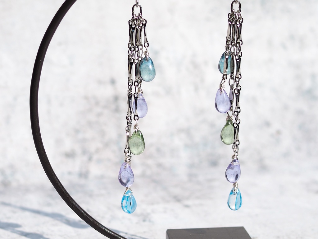 【Figaro】ドロップビーズピアス/イヤリング