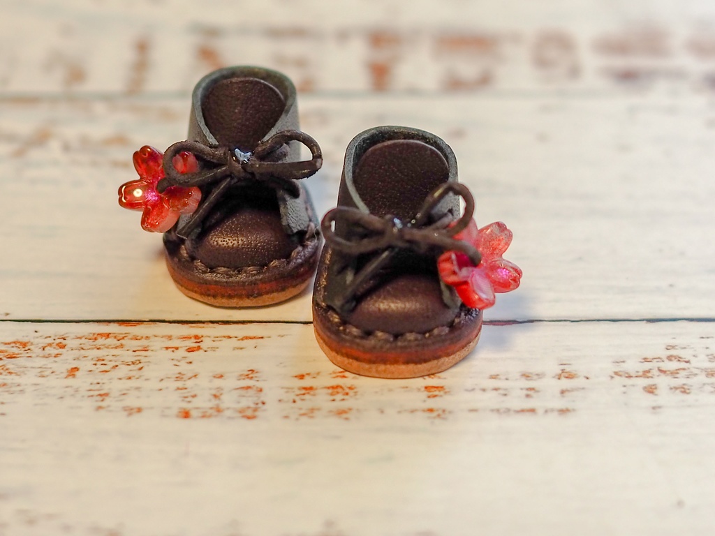 秋の午後 お茶会のぬい靴【Mサイズ】