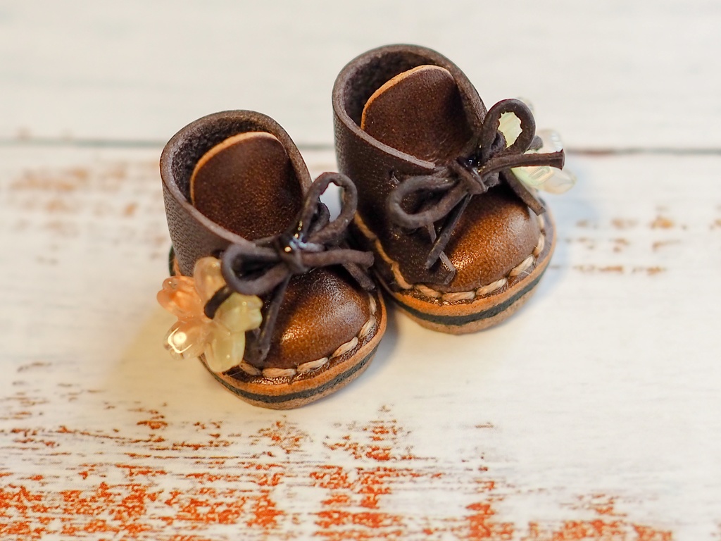 秋の午後 お茶会のぬい靴【Mサイズ】