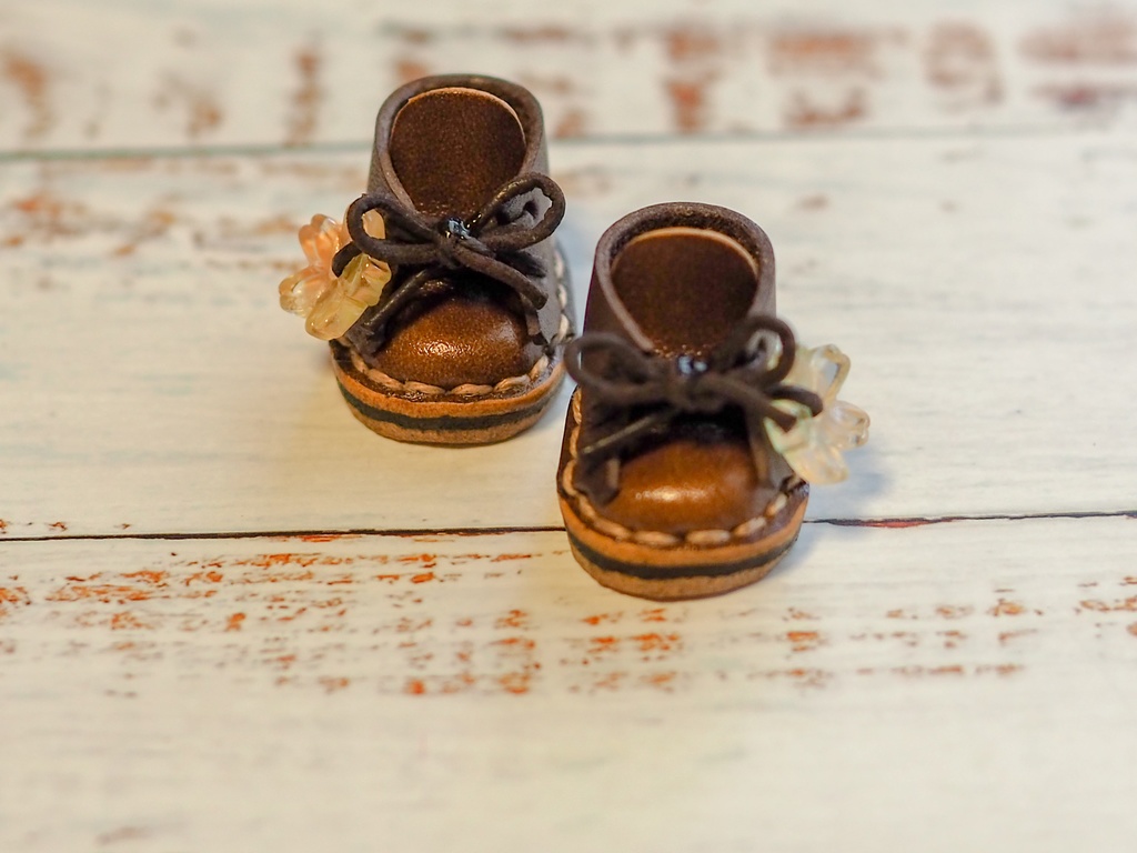 秋の午後 お茶会のぬい靴【Mサイズ】