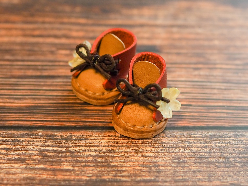 秋の午後 お茶会のぬい靴【Mサイズ】