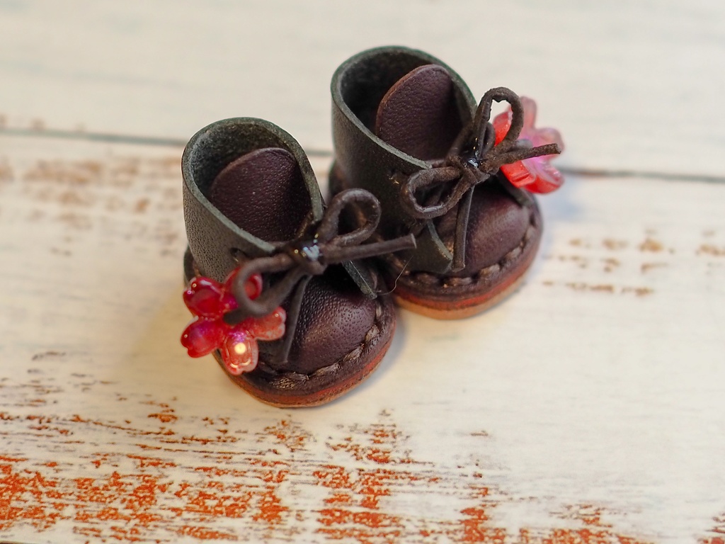 秋の午後 お茶会のぬい靴【Mサイズ】