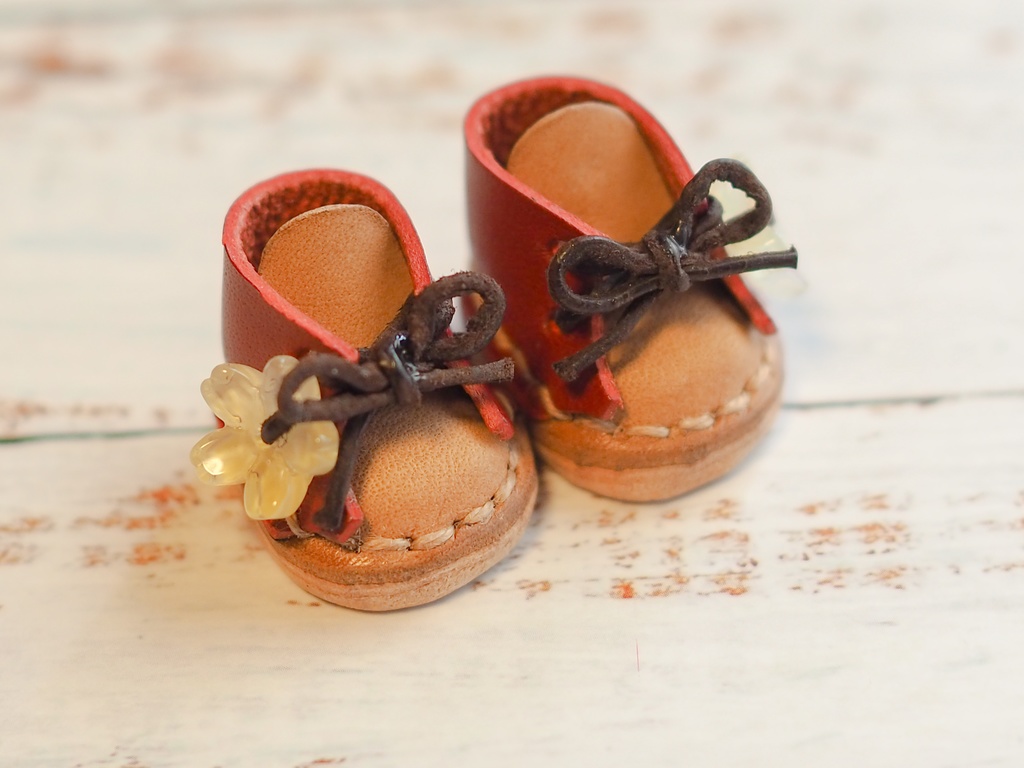 秋の午後 お茶会のぬい靴【Sサイズ】