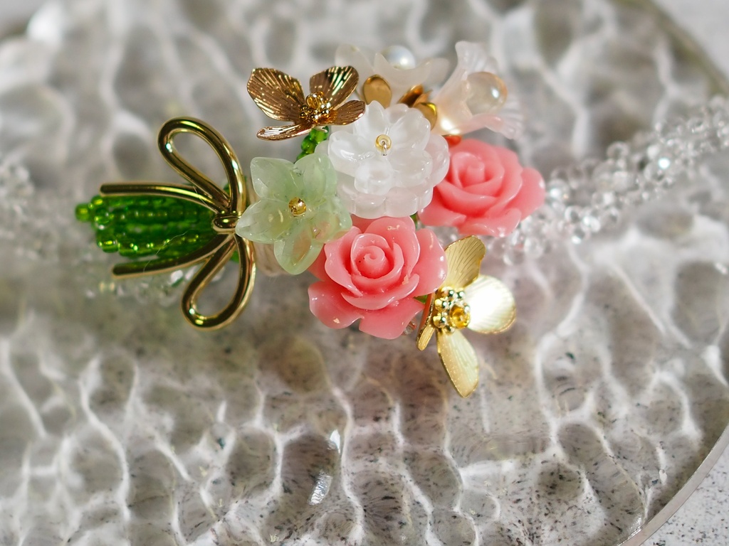 ぬいちゃんのための花束ポシェット【メヌエット】