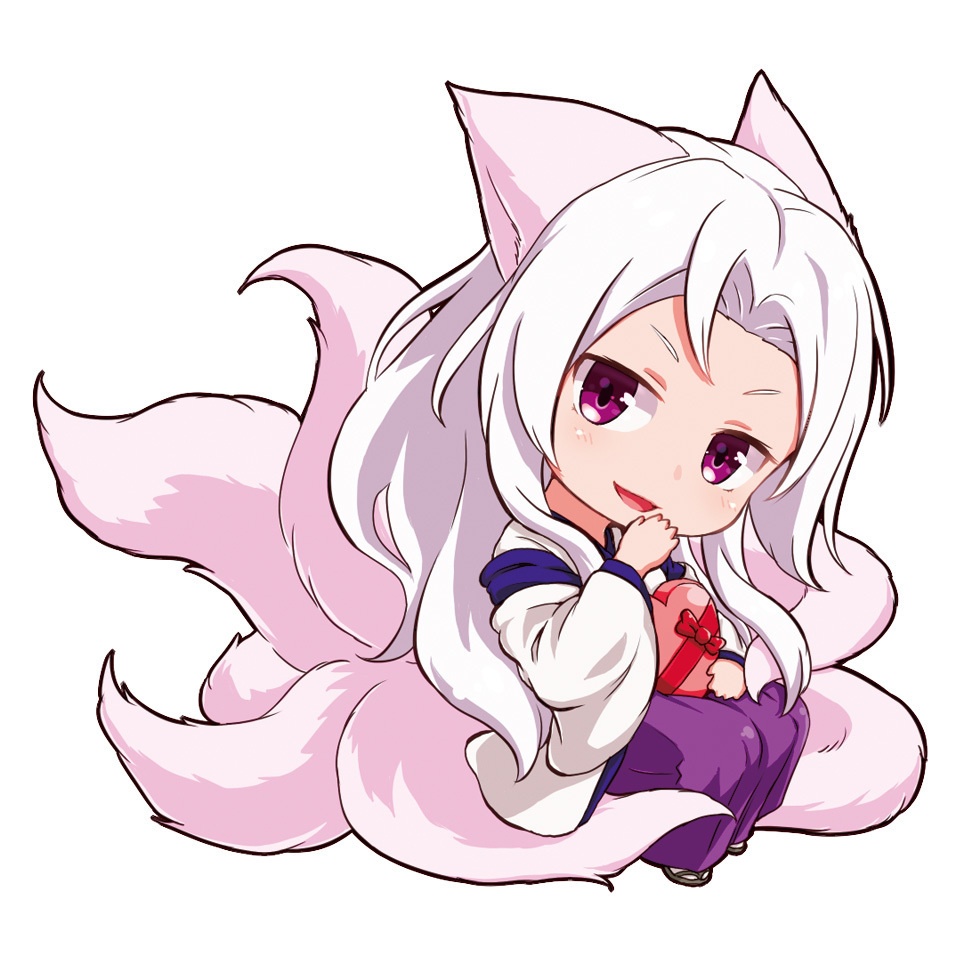 葛の葉アクリルキーホルダー　バレンタインver