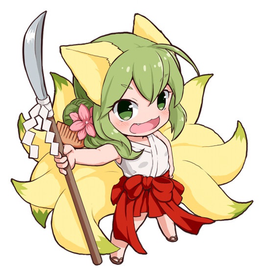 九尾アクリルキーホルダー