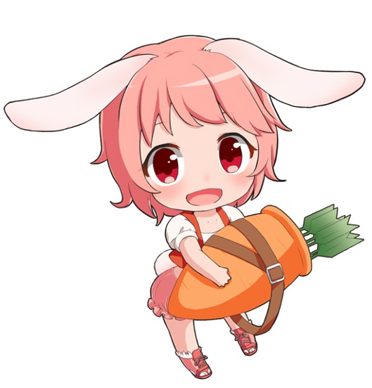 白兎アクリルキーホルダー