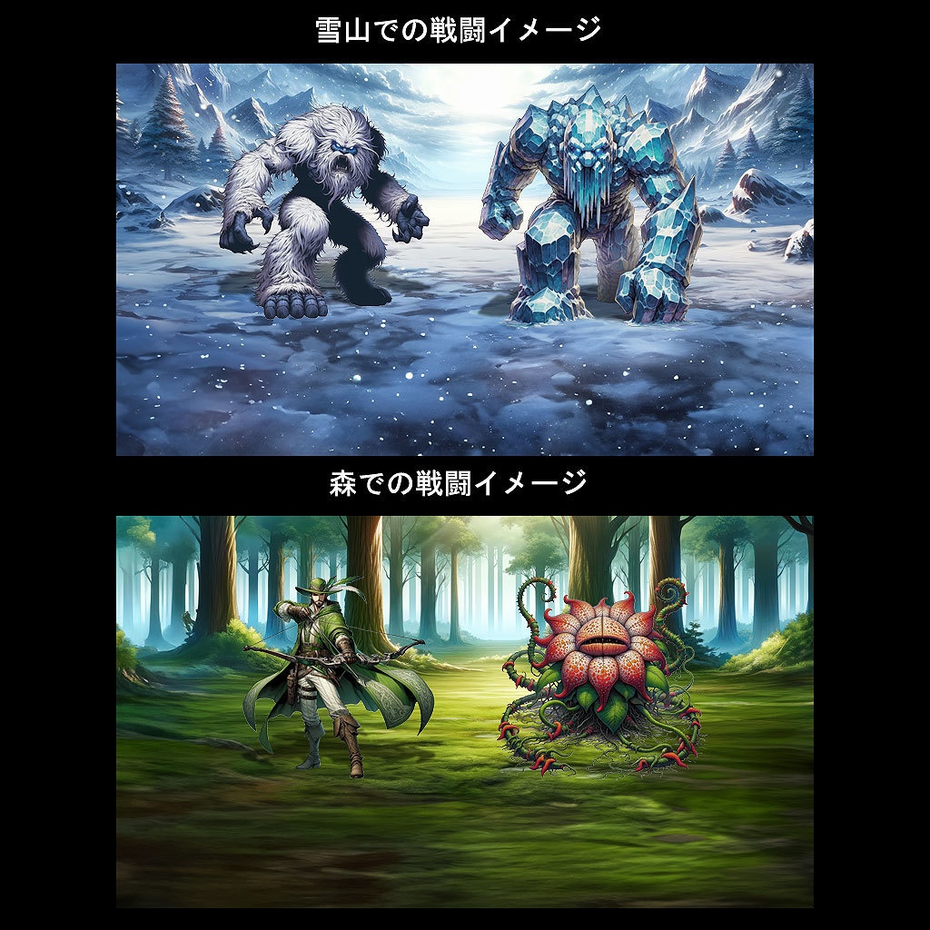 モンスター&キャラクターイラスト300種【RPGバトルグラフィック素材集】