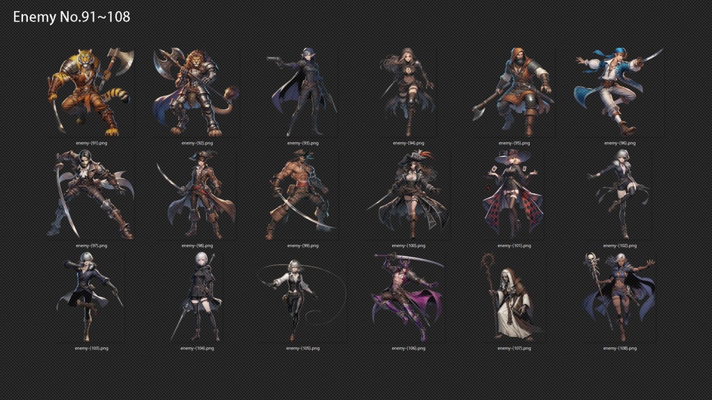 モンスター&キャラクターイラスト300種【RPGバトルグラフィック素材集】