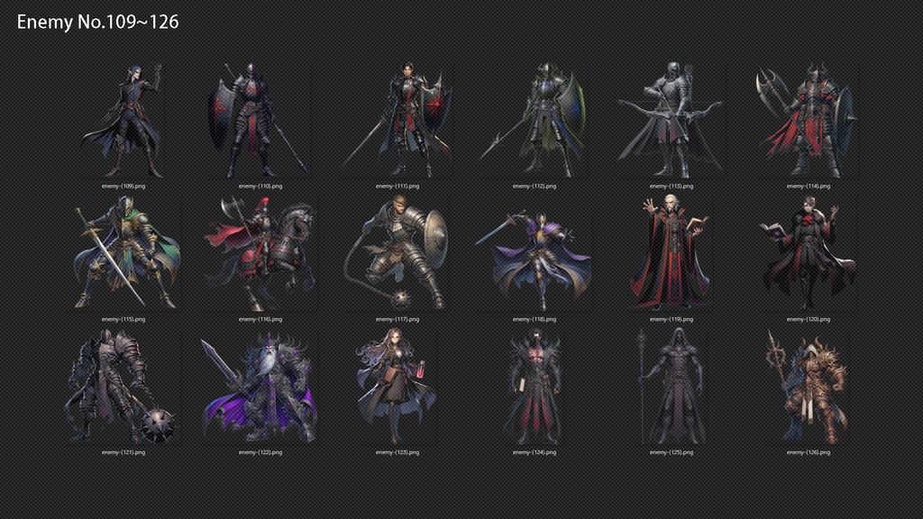 モンスター&キャラクターイラスト300種【RPGバトルグラフィック素材集】