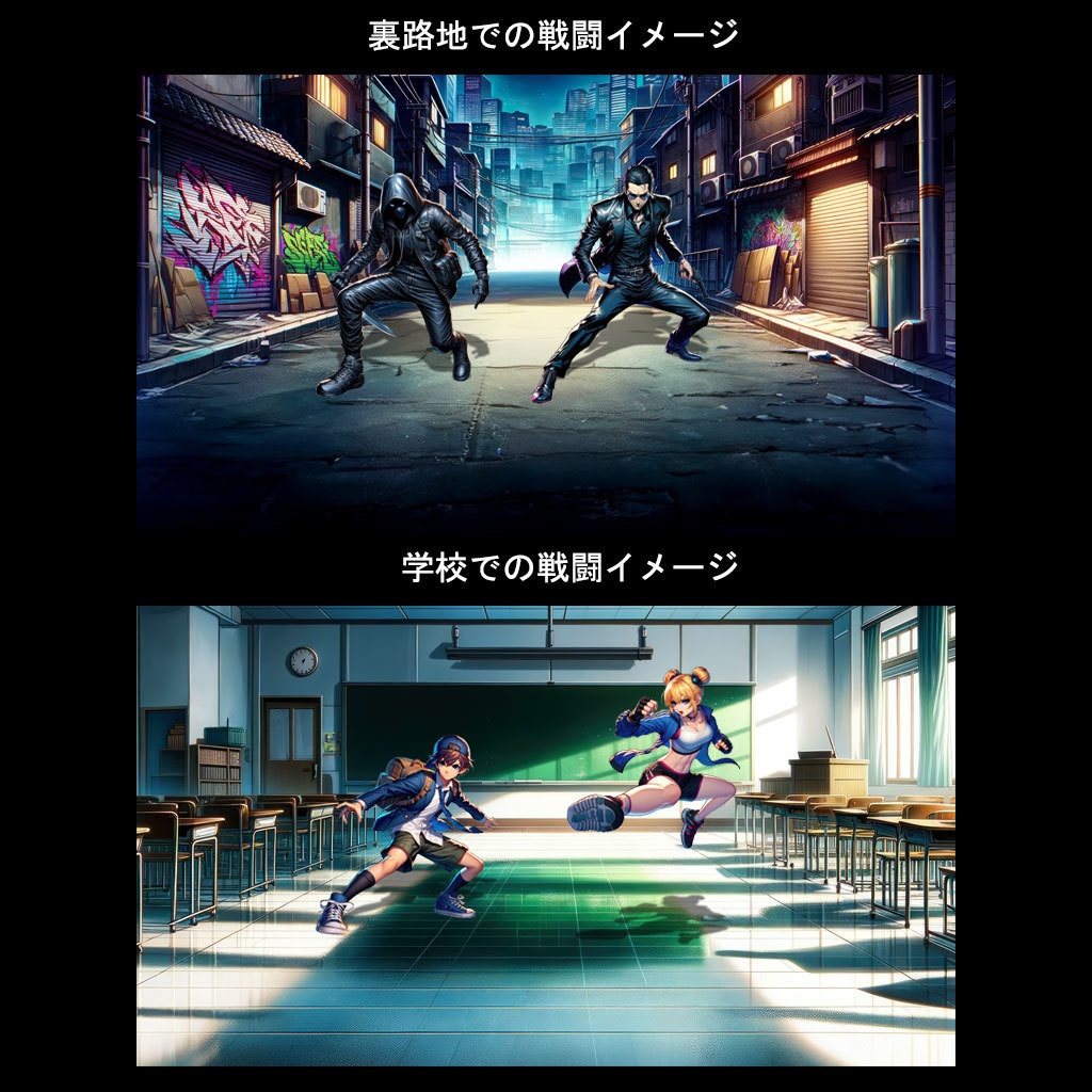 学園 × ヒーロー × ロボット × SF キャラクターイラスト200種【エネミーグラフィック素材集】