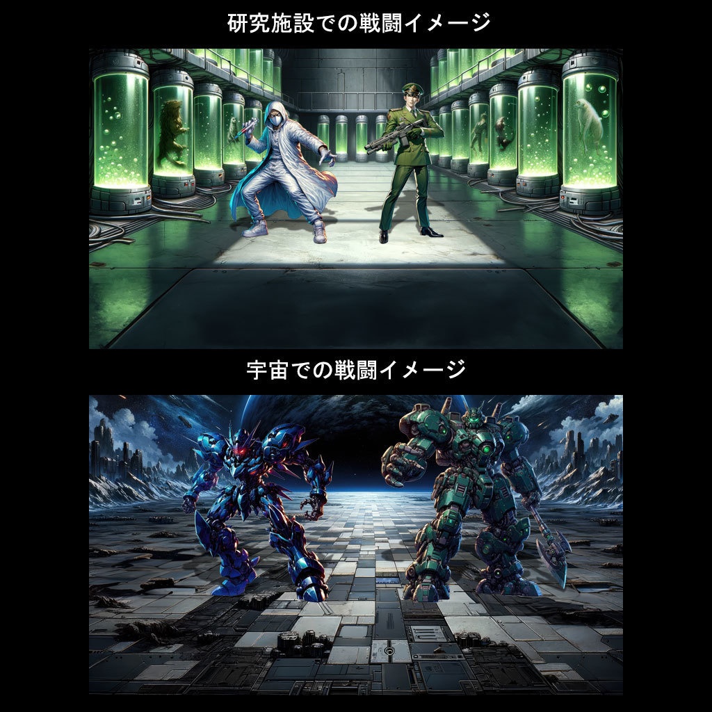 学園 × ヒーロー × ロボット × SF キャラクターイラスト200種【エネミーグラフィック素材集】