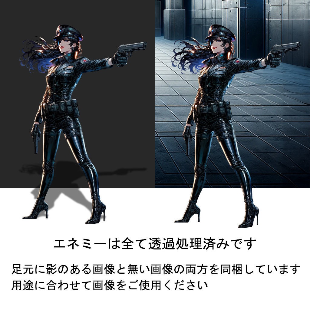 学園 × ヒーロー × ロボット × SF キャラクターイラスト200種【エネミーグラフィック素材集】