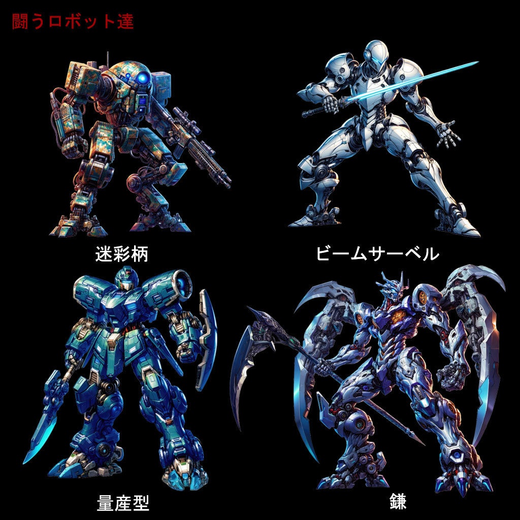 学園 × ヒーロー × ロボット × SF キャラクターイラスト200種【エネミーグラフィック素材集】