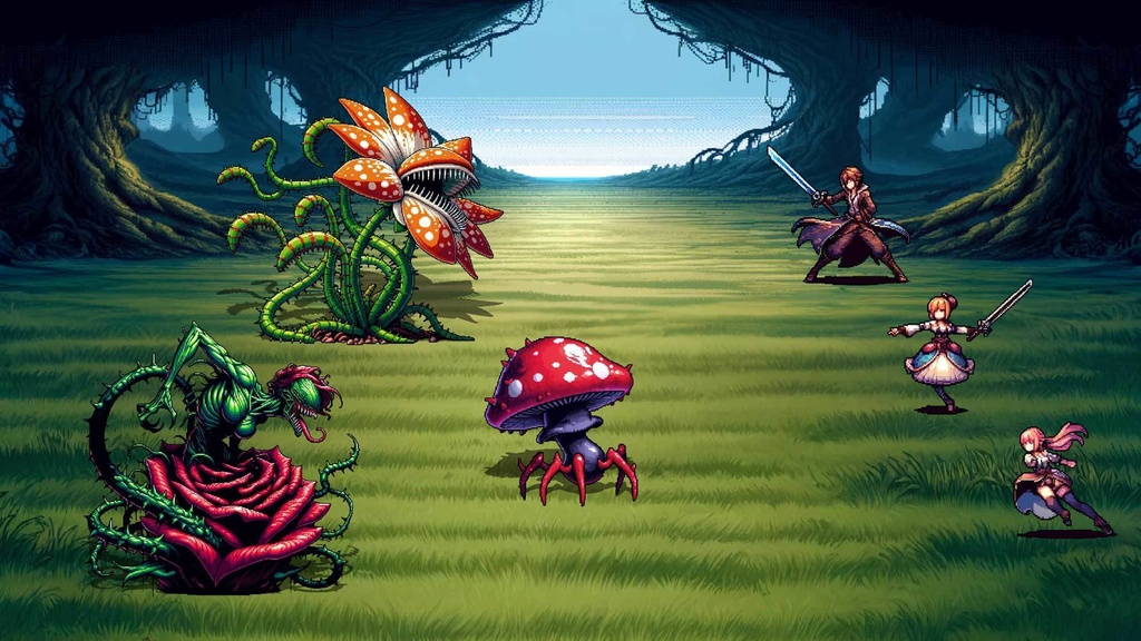 【ドット絵風】エネミー素材集 300種【モンスター&人型 サイドビューバトル用】