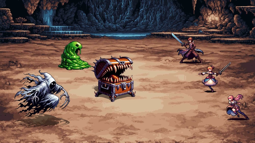 【ドット絵風】エネミー素材集 300種【モンスター&人型 サイドビューバトル用】