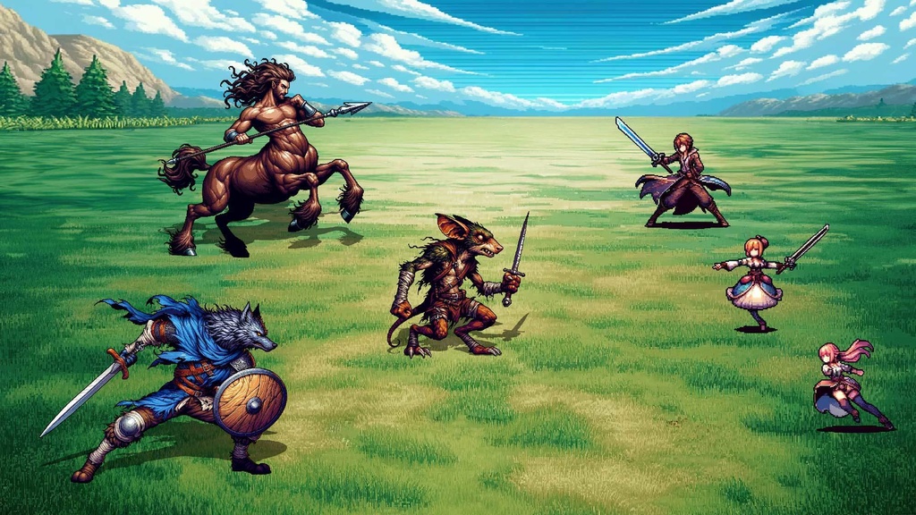 【ドット絵風】エネミー素材集 300種【モンスター&人型 サイドビューバトル用】