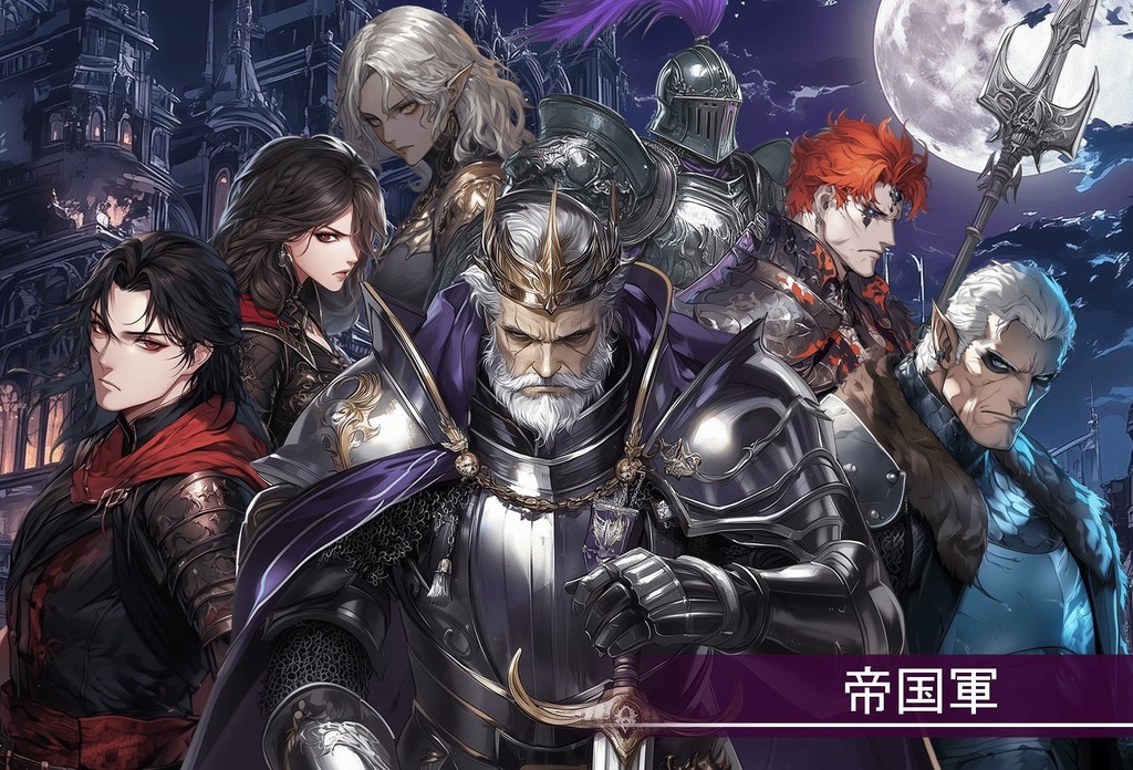 【立ち絵】キャラ 300種 + 背景 素材