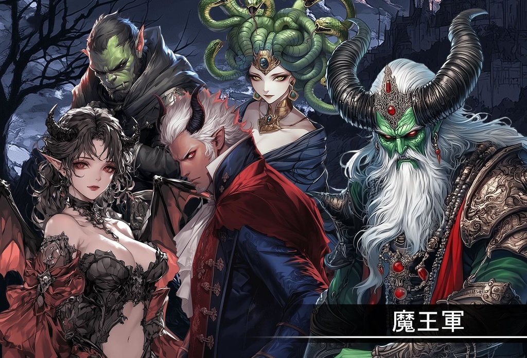 【立ち絵】キャラ 300種 + 背景 素材