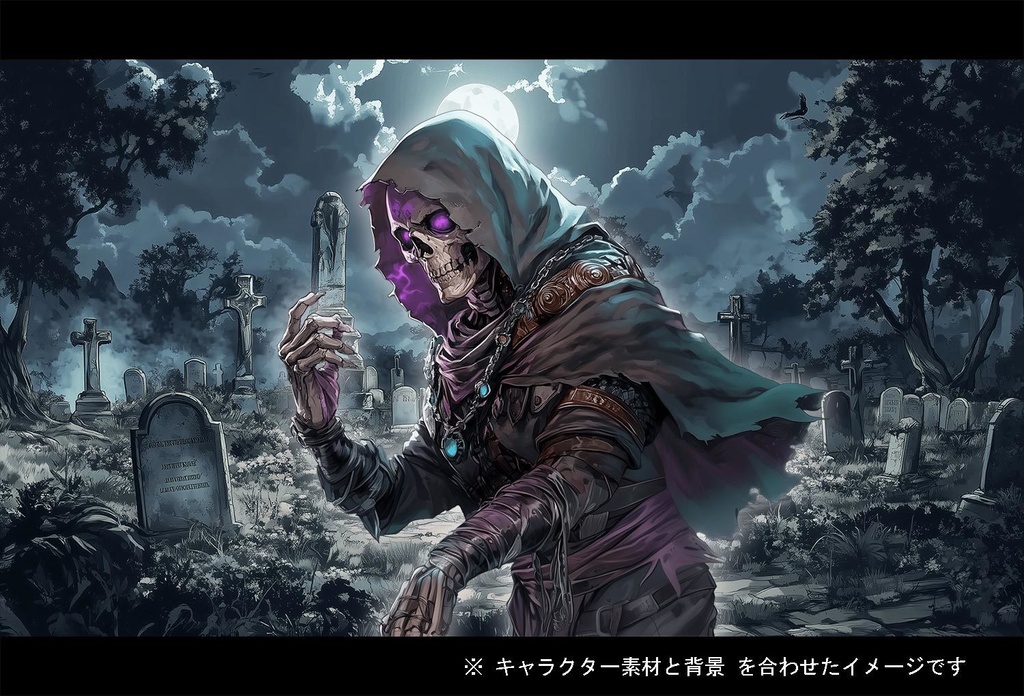 【立ち絵】キャラ 300種 + 背景 素材