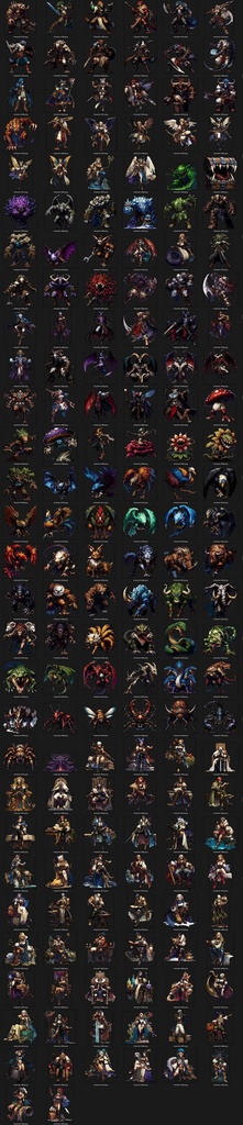 【ドット絵風】モンスター&キャラクターイラスト 500種