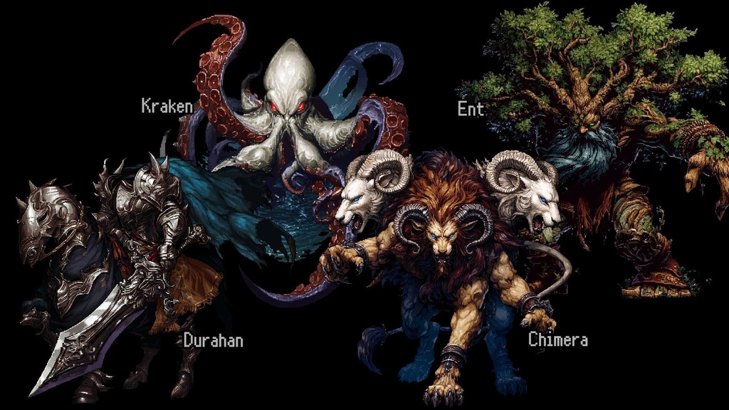 【ドット絵風】モンスター&キャラクターイラスト 500種