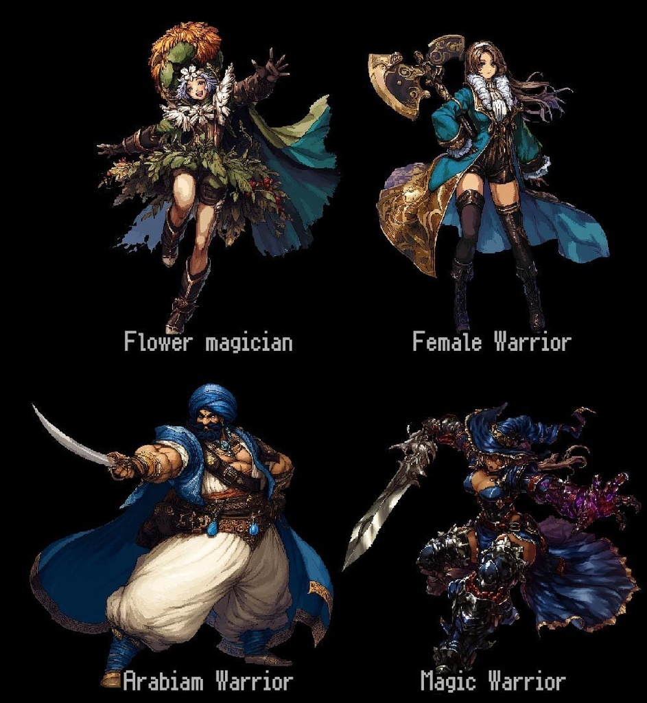 【ドット絵風】モンスター&キャラクターイラスト 500種