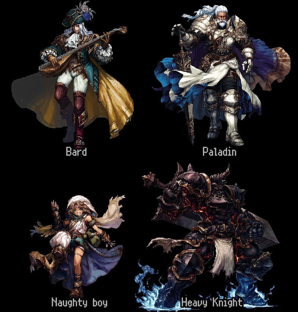 【ドット絵風】モンスター&キャラクターイラスト 500種