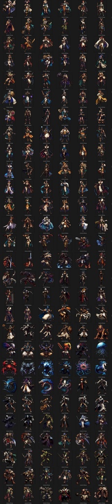 【ドット絵風】モンスター&キャラクターイラスト 500種