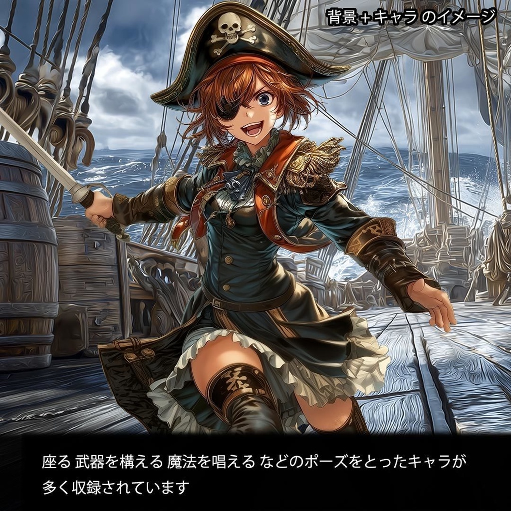 100キャラクターパック -異世界英雄譚-|RPG・TRPG向け立ち絵+背景素材集