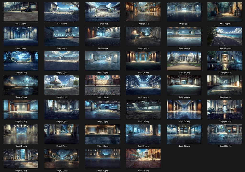 秘密組織エージェント 立ち絵フルセット + 背景素材【全身 / 表情 / TRPG】