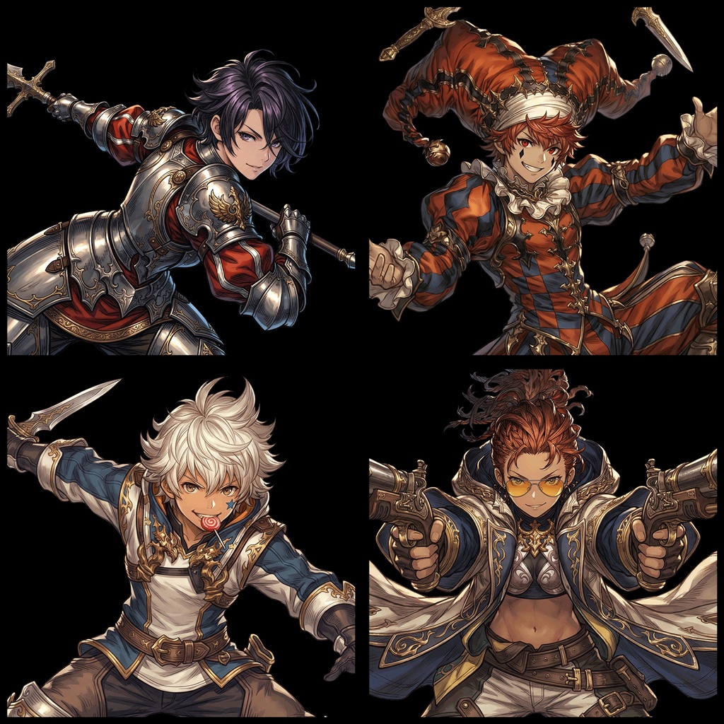 【フリー素材】ゲームキャラクター立ち絵:全身・表情差分・ボイスドラマ・ゲーム制作向け / Fantasy Character Asset Pack : 25 Characters