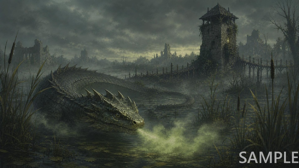 【1000枚】本格リアルファンタジー背景 素材集 / Fantasy Asset Pack : 1000 Backgrounds