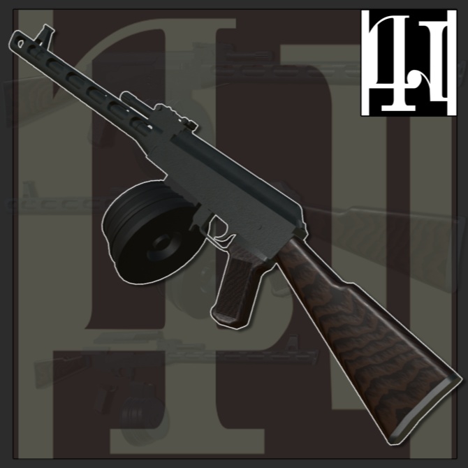 【MA対応】PPSH-47 発砲ギミック搭載