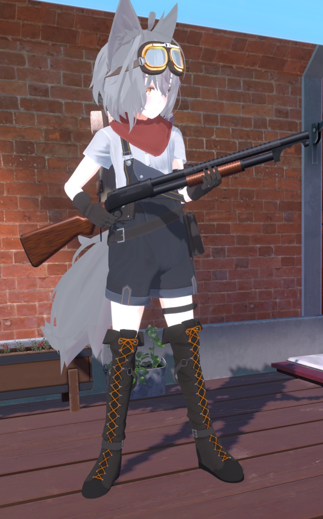 【MA対応】銃剣付散弾銃 発砲ギミック&簡易残弾システム搭載