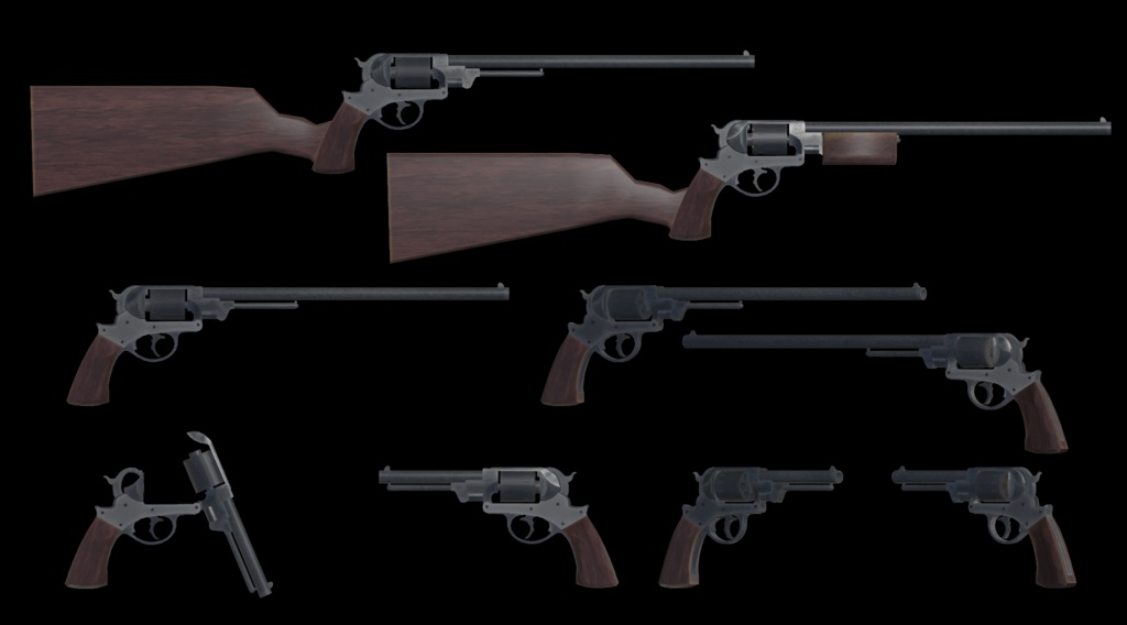 【MA対応】モナート/リ式 拳銃 発砲ギミック搭載