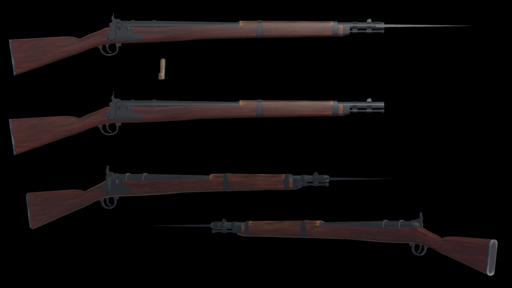 【MA対応】銃剣付マスケット銃 発砲ギミック搭載