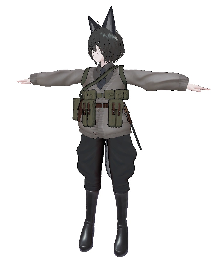 【VRChat向け】日本軍空挺隊装備