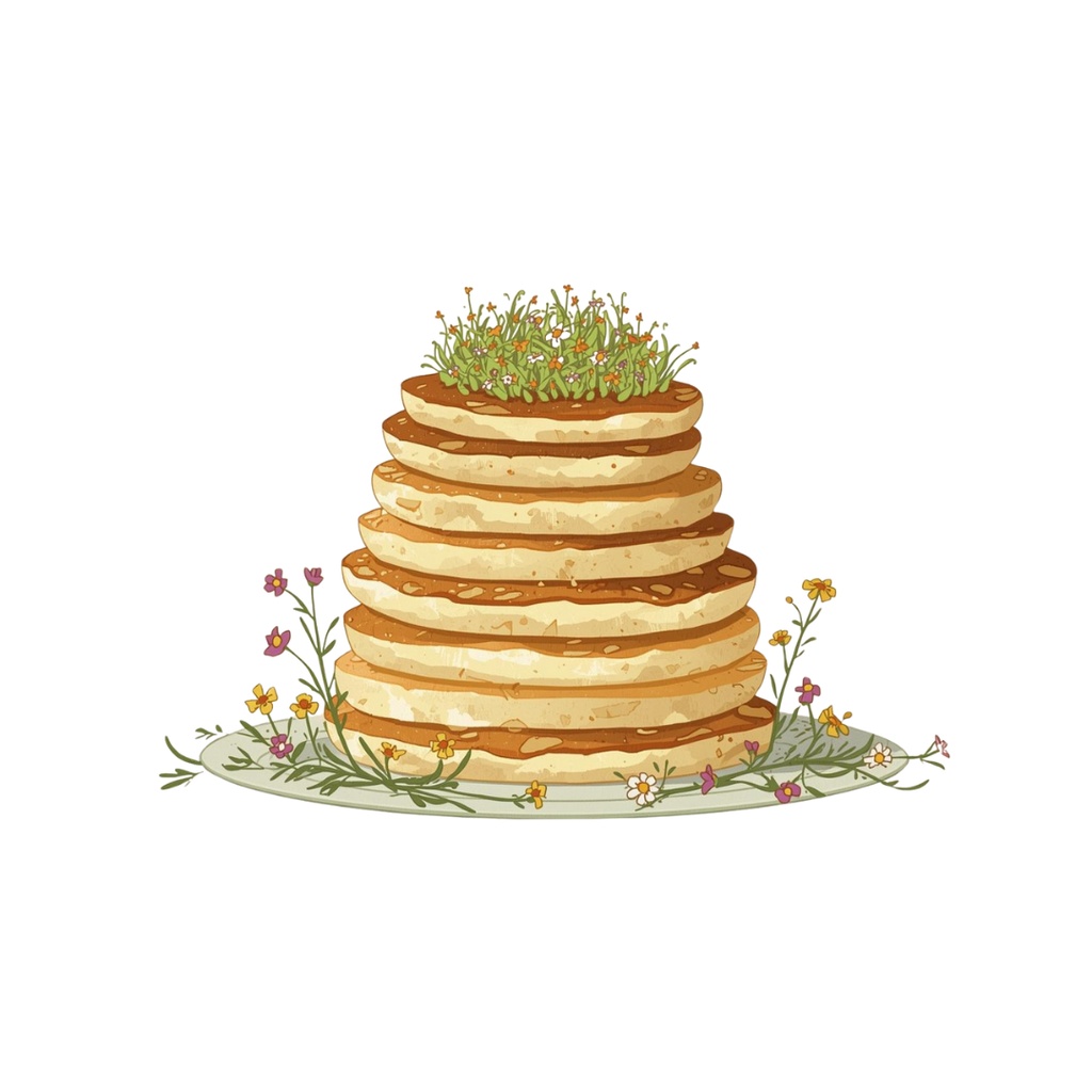 ジブリ風な食べ物クリップアートセット(10種/PNG)