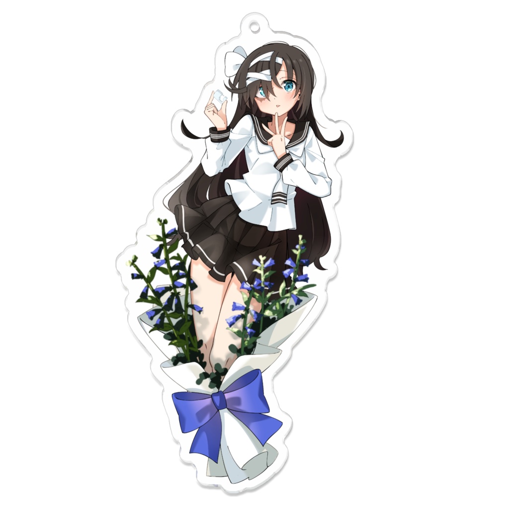 アクリルキーホルダーC「かえで」