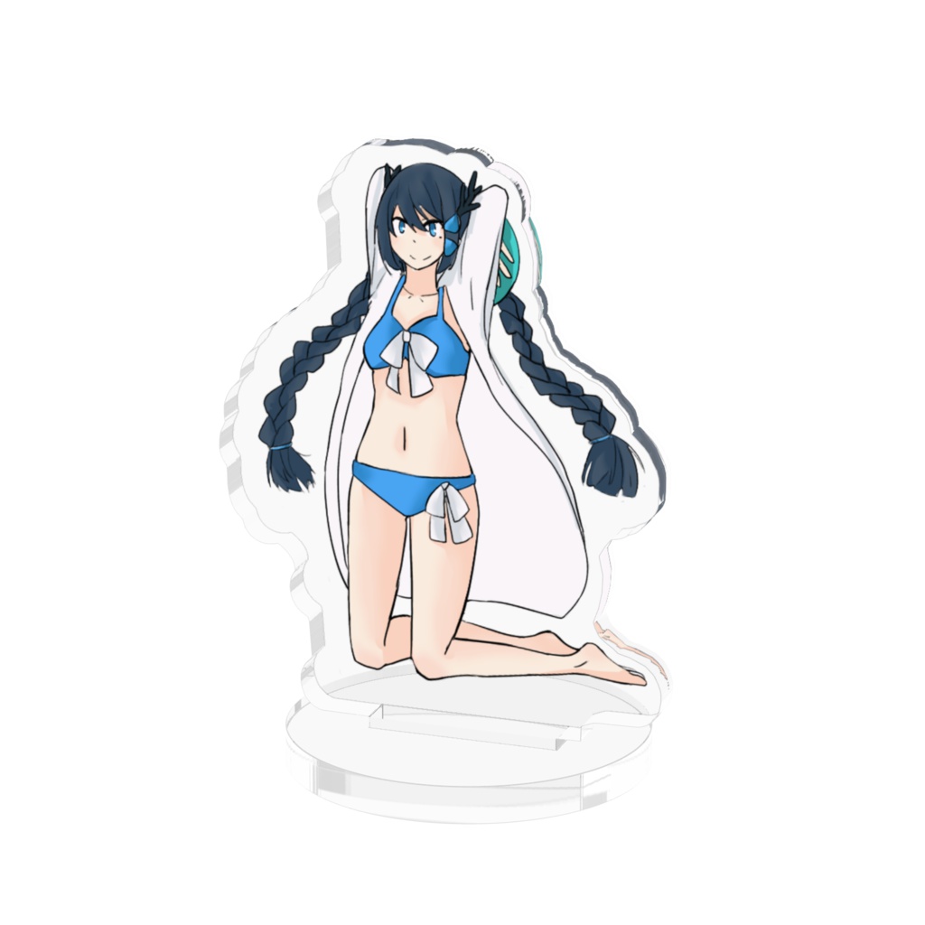 雨笠しの 水着アクリルスタンド