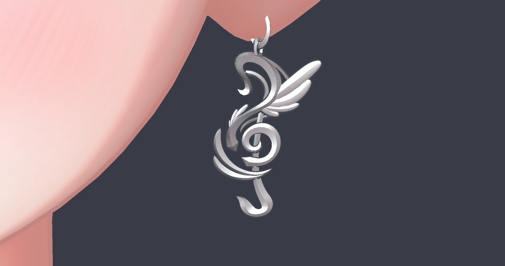Earring 𝄞ト音記号のイヤリング