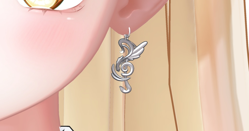 Earring 𝄞ト音記号のイヤリング