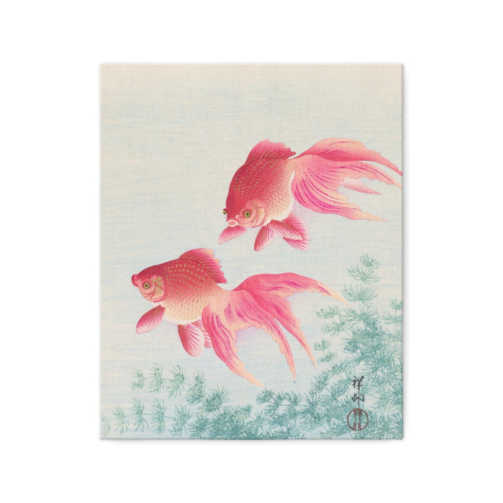 金魚(キャンバス)